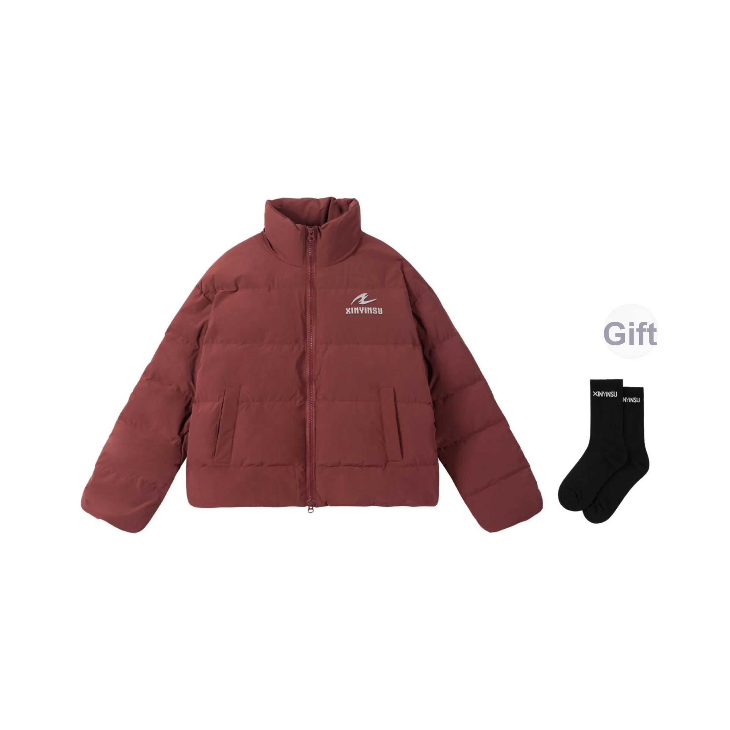 XINYINSU FW24 Туманный EH Коллекция Пуховик Унисекс