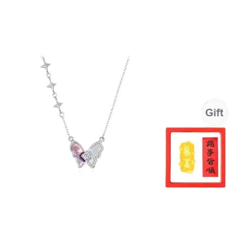 Chongqing Gold Store S925 Silver Necklaces Women's