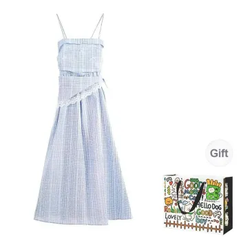 Dippanis Slip Dress Women's Blue