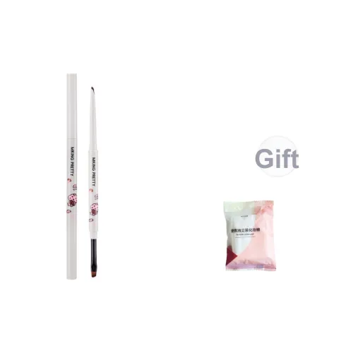 MKING PRETTY Лезвие Щетка Двойная головка Eyeliner Коричнево-черный Водонепроницаемый Длинный Долговечный Легко Смесь Не размазывается