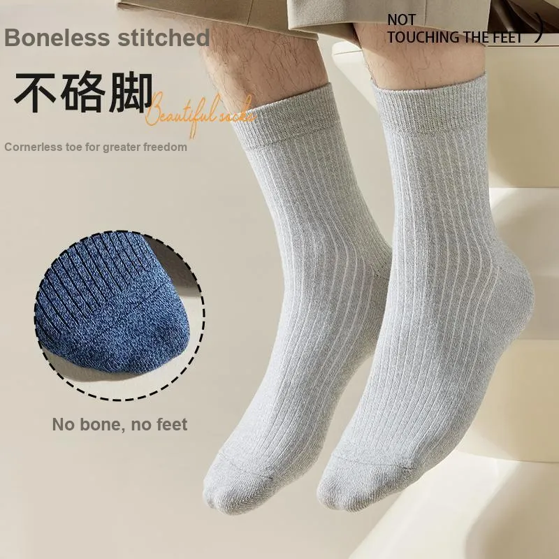 MIIOW Mid Calf Socks Men's Box 5 Pack-2