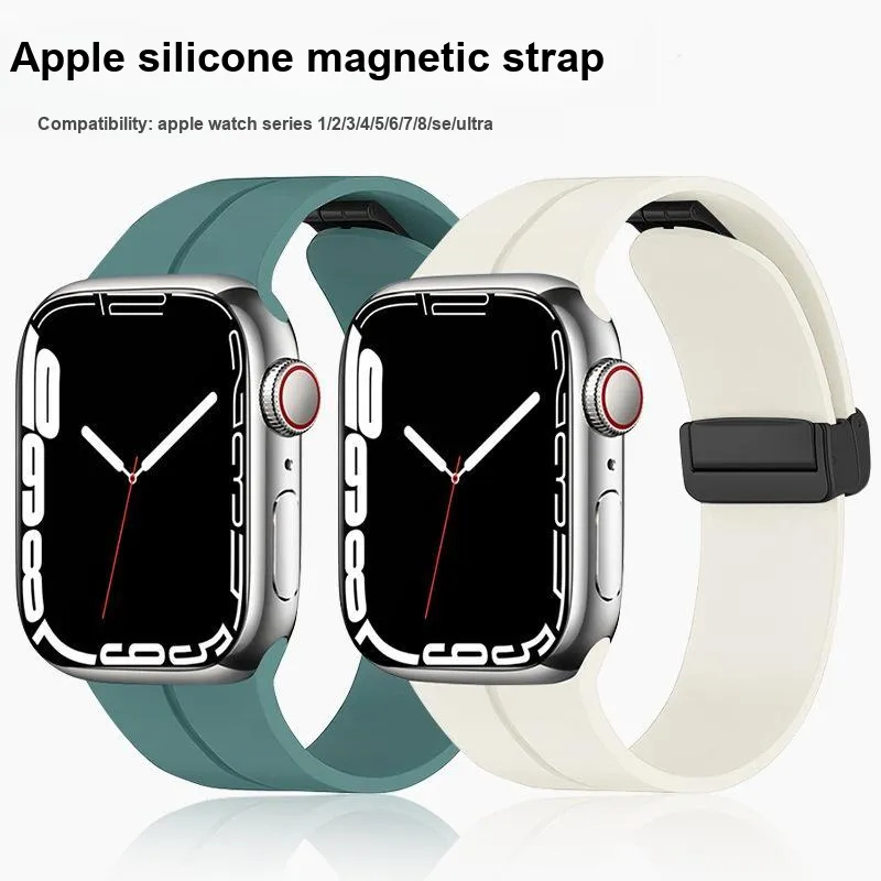 CHRROTA Watch Band Apple Compatibility Silicone Material-1