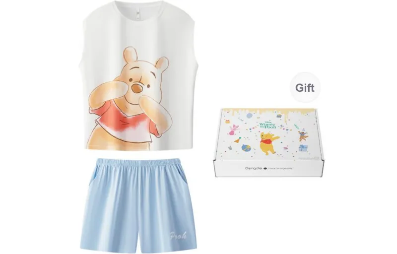 Gongdie x Disney Pajama Gift Box Women's White-0