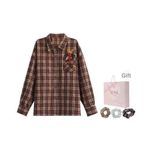 SNBL Коричневые Женские Рубашки