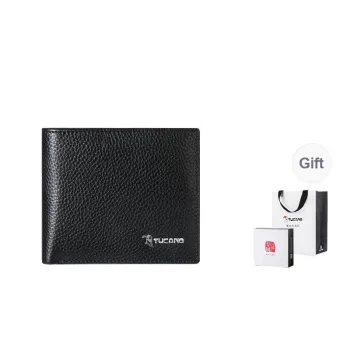 TUCANO Cow Leather Short Wallets Men's Black