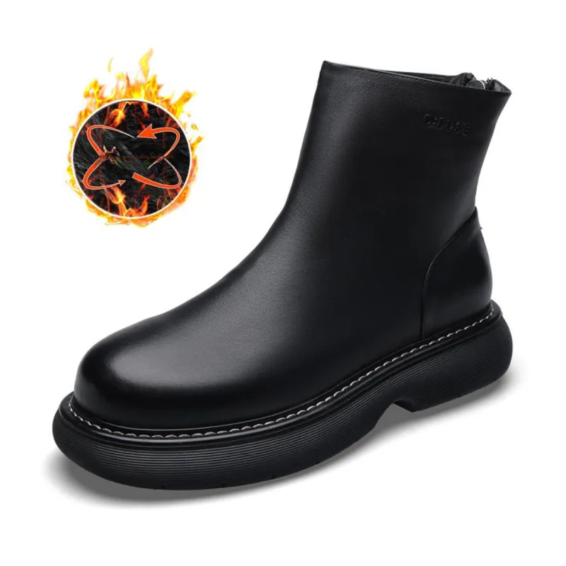 D FUSE SCANDINAVIA Ankle Boots Men's Black-6