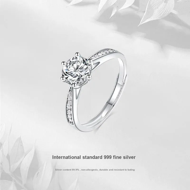 JUICY GRAPE S925 Silver Moissanite Rings Unisex-1