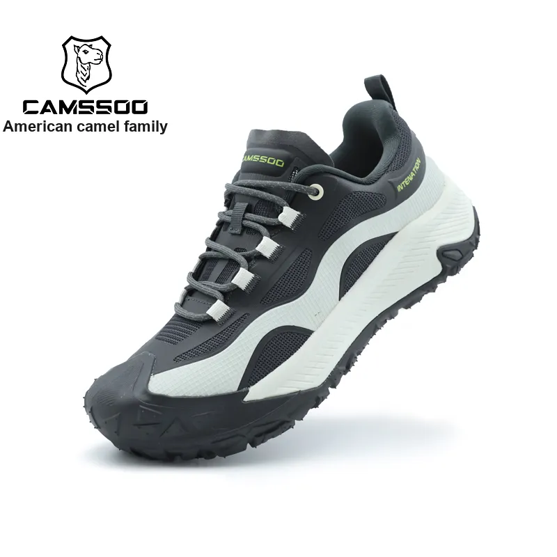 Camssoo Anti Slip Wear Resistant Low Top Casual Shoes Men's-4