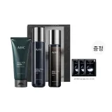 남성'S 워터 밀크 페이셜 클렌저 스킨 컬러 케어 세트 (무료 선물 박스)