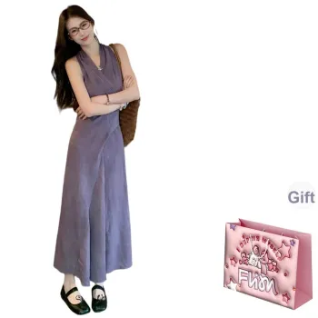FLIM Sleeveless Dresses Women's Purple Box