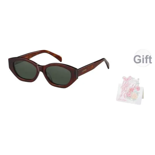 CAPONI Пластиковая оправа нерегулярная форма солнцезащитные очки унисекс разноцветные