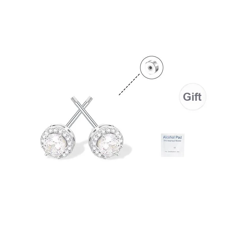 UX Ear Canal Screw Flat Niche Luxury Stud Earrings Unisex-0