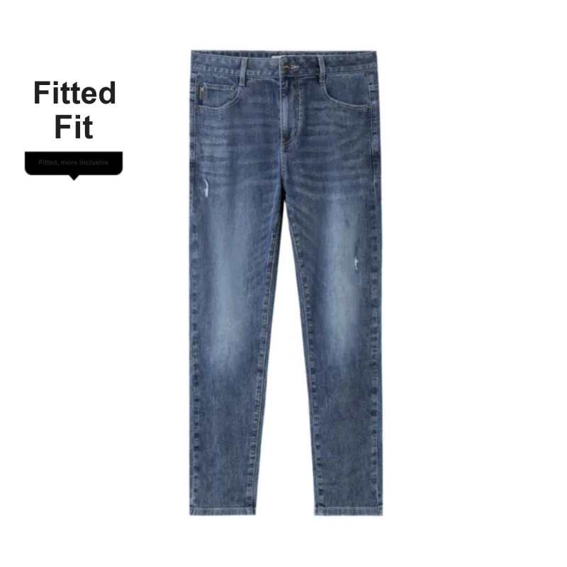 HLA Jeans Men Cooling Blue Gray Denim Gradient Medium 51-3
