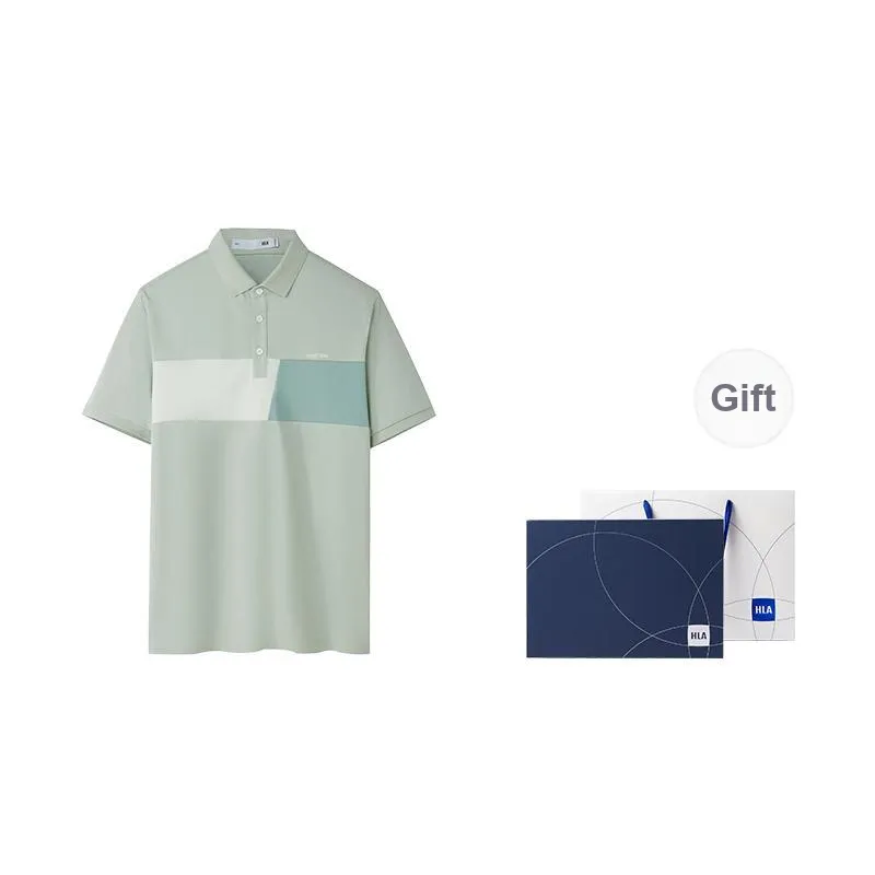 HLA Power Young Series Short Sleeved Polo Shirt Men's-8