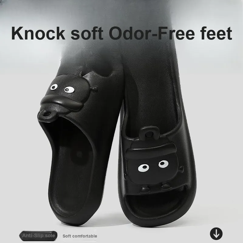 Foot Recreation Cartoon Summer Platform Home Comfortable Soft Sole 'Step in' Bathing Slippers-29
