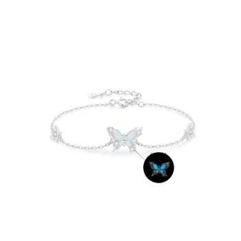 Love Link 925 Sterling Silver Bracelets Women's
