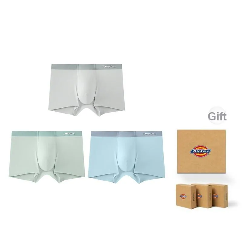 Dickies Underpants Men's Cooling Sensation Breathable Antibacterial Boxer Shorts Box Combo Set-4