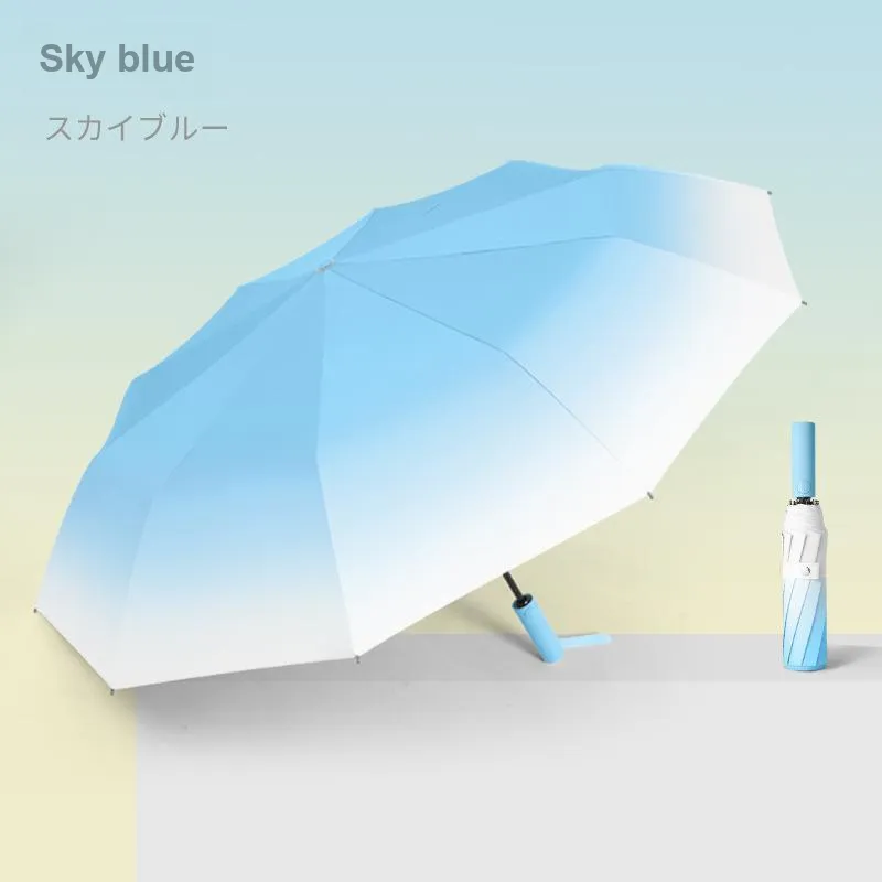 NingYi High Value Color Changing Thickened Vinyl Sun Umbrella With Anti Glare And UV Protection Foldable Sunshade-5