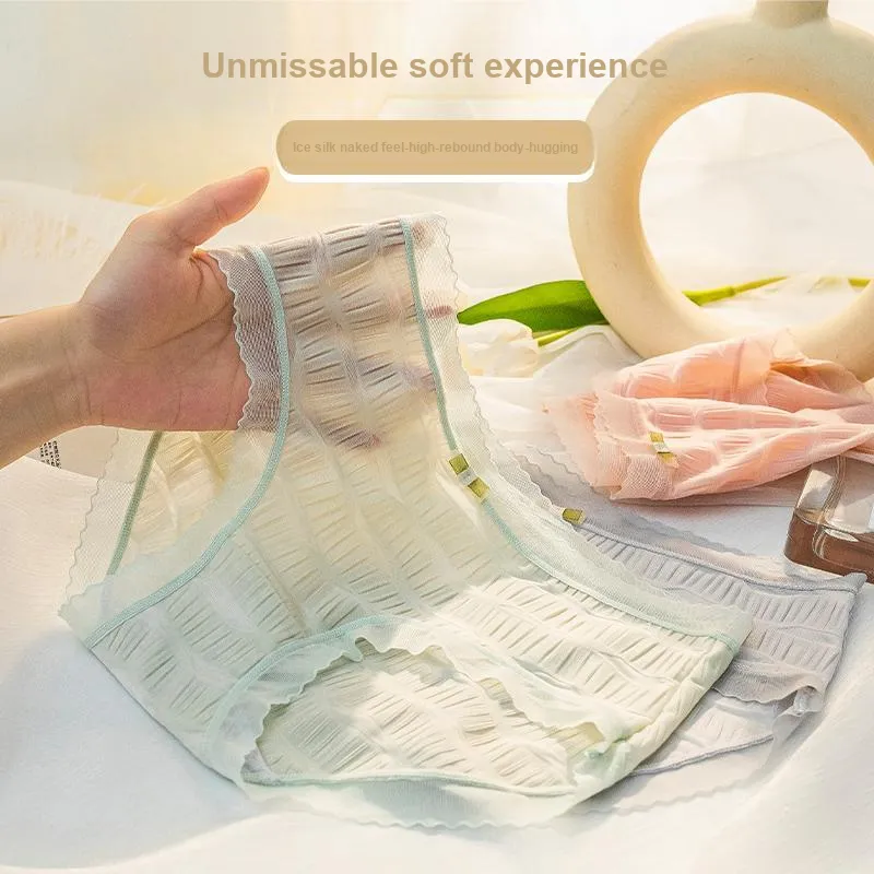Flowers In Water Underpants Women's 4 Pack-8