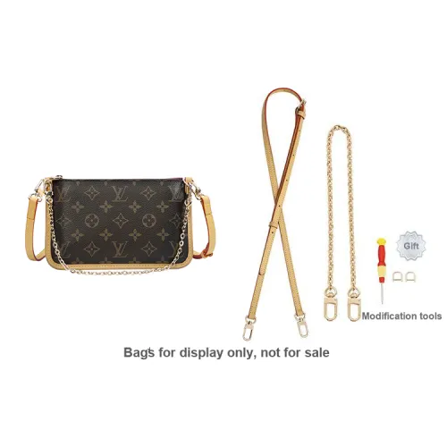 Lan Bao Fan Bag Accessories Zipper Crossbody Beeswax 1.1cm Adjustable Width 90-120cm+Decorative Chain 40cm+Includes 1.3D Buckle