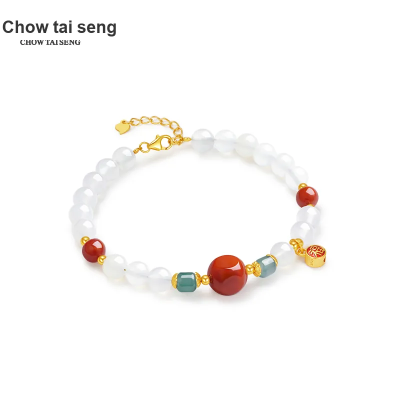 CHOW TAI SENG S925 Silver Bracelets Women's-3