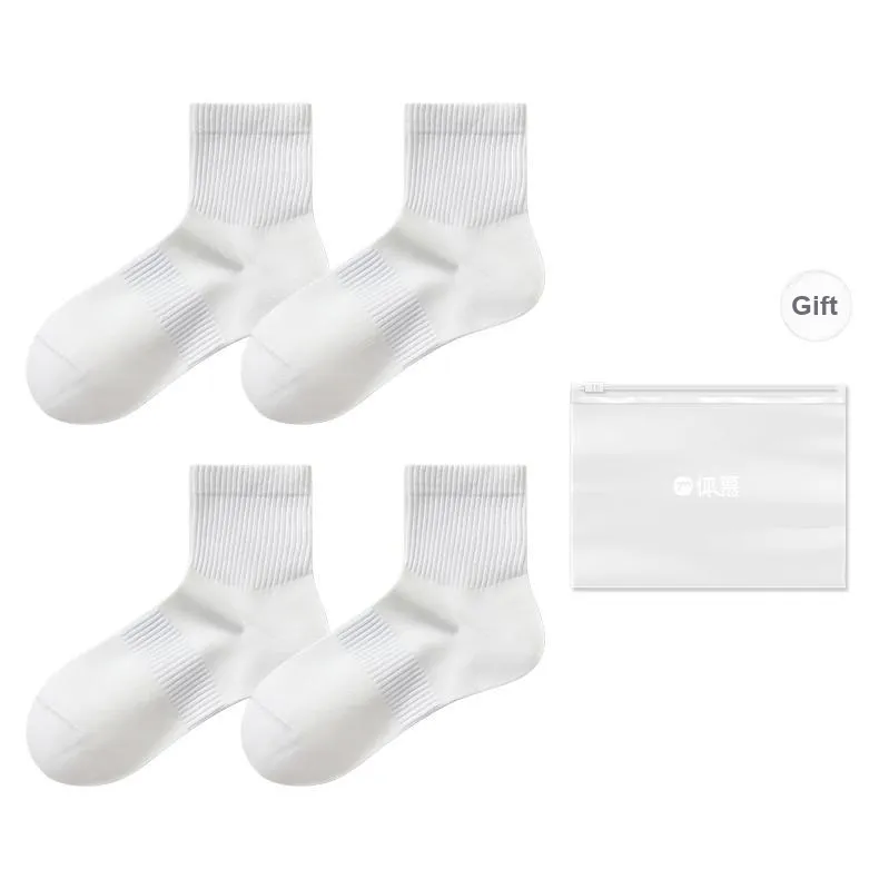 Temooues Ankle Socks Women's Shopping Bag Combo Set-6