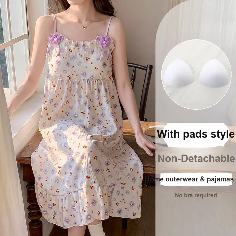 OUSHIBO Nightgown Women's Image Color-2
