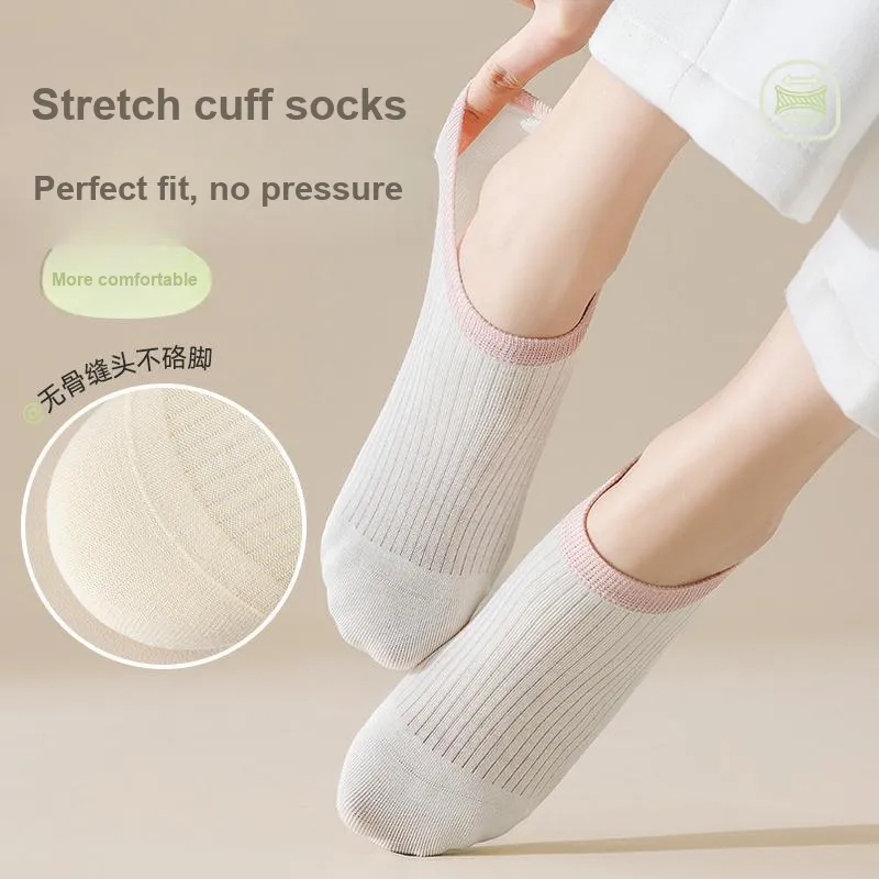 Moremoli No Show Socks Women's 5 Pack-1