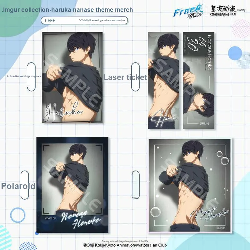 Xhdm Free! Lens Collection Haruka Nanase Model Anime Artboard Prints-2