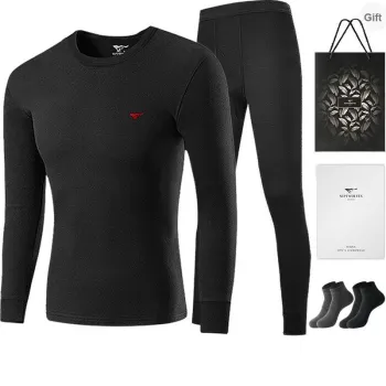 SEPTWOLVES Thermal Set Men's Gift Box Set+Shopping Bag