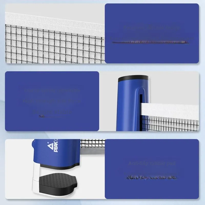 PEAK Table Tennis Accessories ABS Shell With PE Mesh The Length Of The Net Is 180cm-4