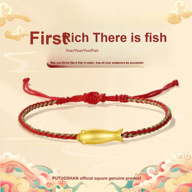PUTUOSHANWENCHUANG S999 Fine Silver Bracelets Unisex-1