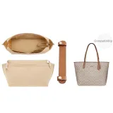 Milk Tea New Arrival Stress Relief Shoulder Strap Pad+White Zippers Anti-Theft Liner