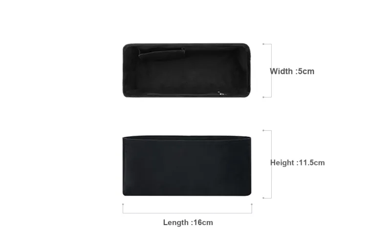 GUYI DuPont Paper Anti-Damage Lining Storage & Organization Bag Accessory Women's Black-14