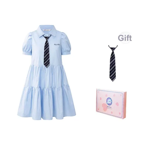 Tokyo Season Короткий рукав Платье Женское Набор в подарочной коробке Синий