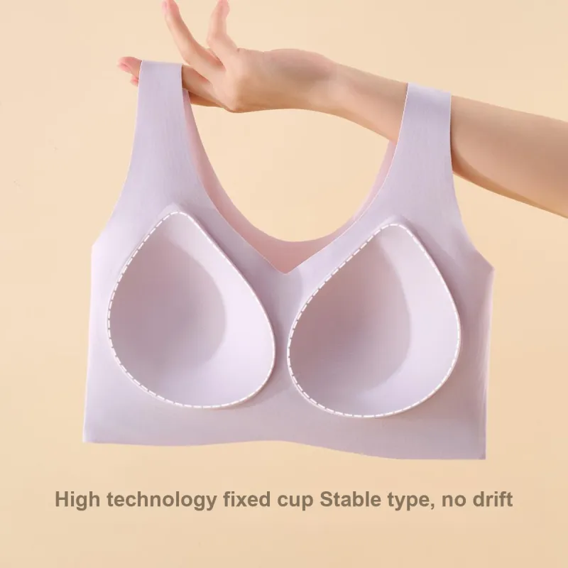 MIIOW Bra Women's Soft Gray Purple-74