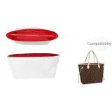 Red-Open Style Liner-Neverfull Medium