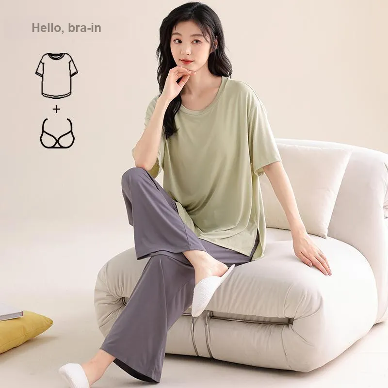 MADALLO Pajama Set Women's Fruit Green-4