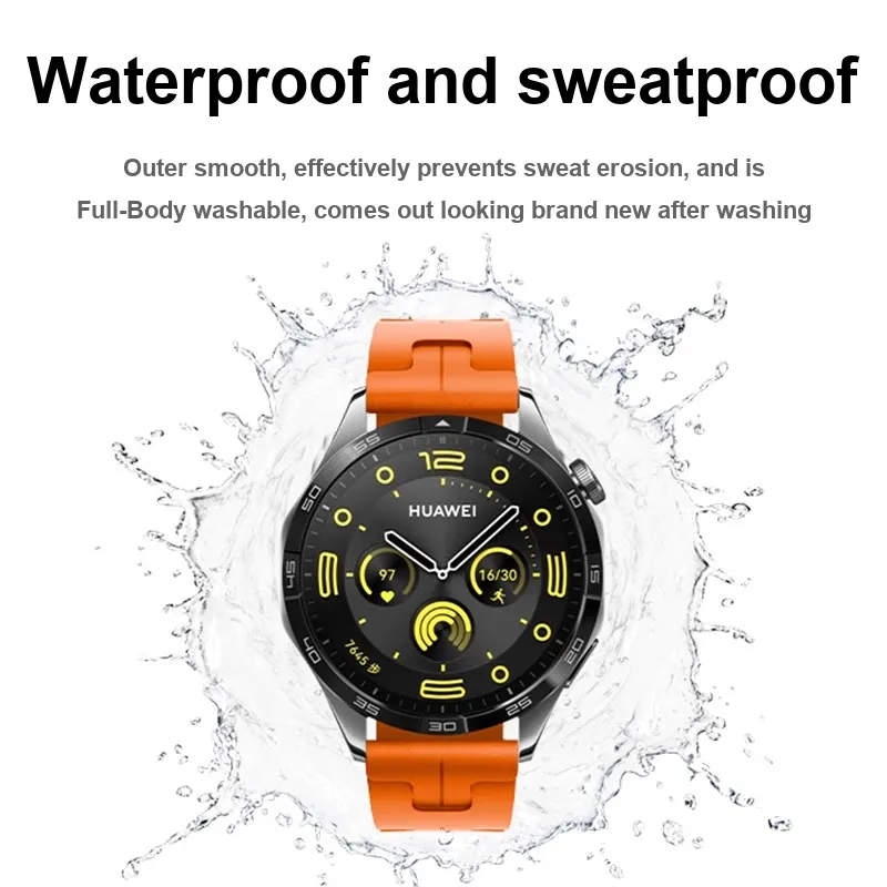 LOVINGCOOL Huawei Compatibility Watch Band 46mm Silicone Material-5