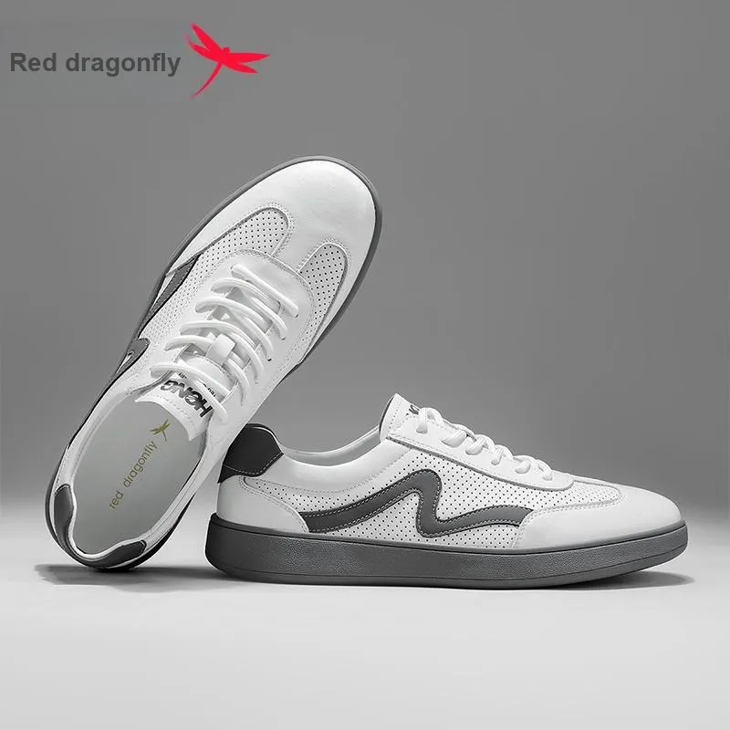 RED DRAGONFLY Low Top Skateboard Shoes Men's-11