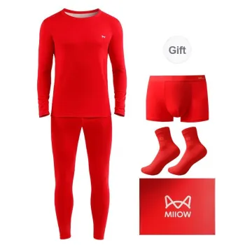 MIIOW Thermal Set Men's Gift Box Set China Red