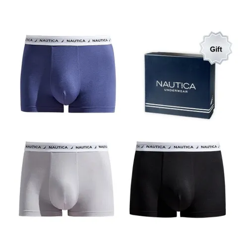 NAUTICA UNDERWEAR Черный + Темно-синий + Светло-серый Мужские Боксеры
