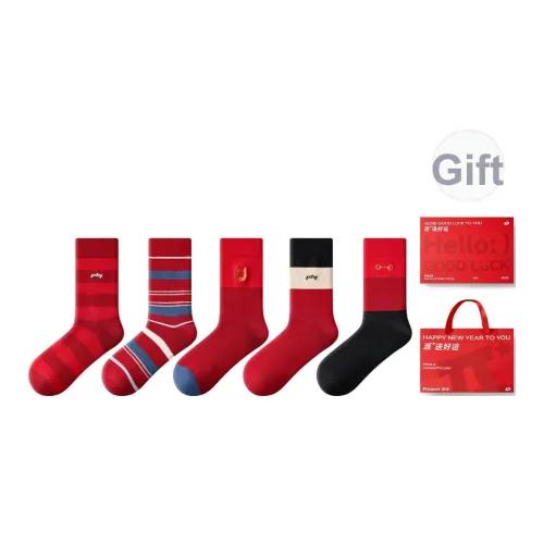 PRIMEET Носки Crew Унисекс упаковка из 5 пар