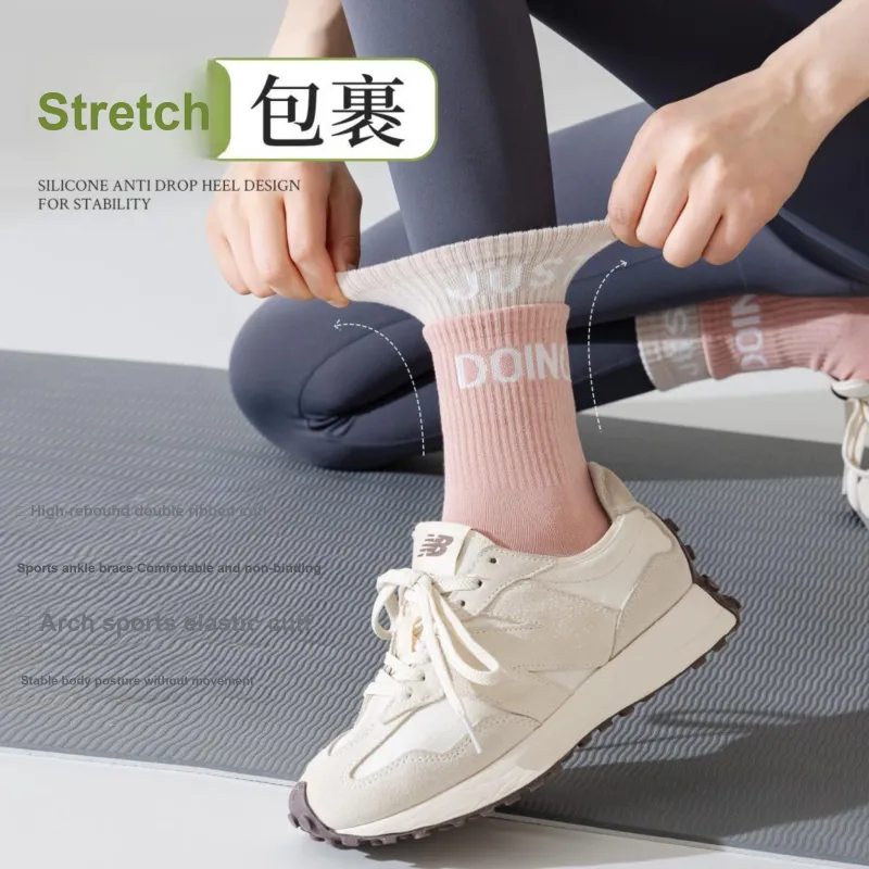 XXLLG Mid Calf Socks Women's 4 Pack-2