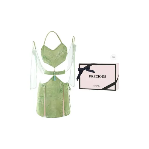 TLXT Ночная сорочка Женская Яшма Зеленая