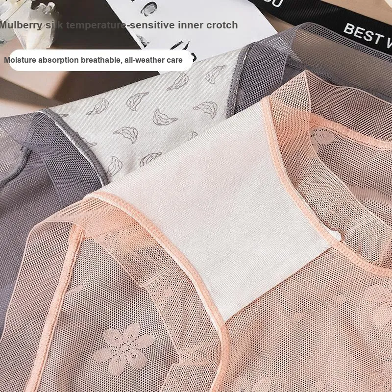 MADALLO Underpants Women's 3 Pack Mixed Color-2