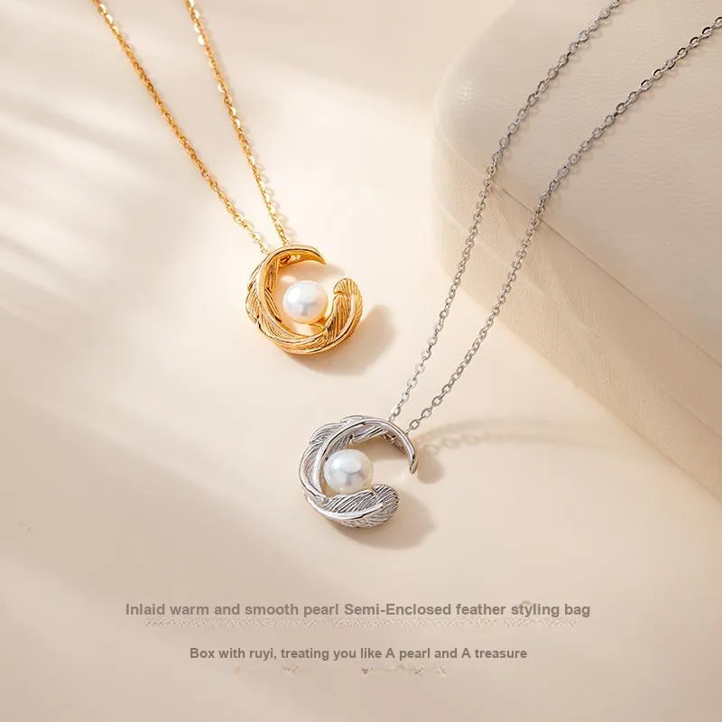 Mofei Pearl Necklaces Women's-6
