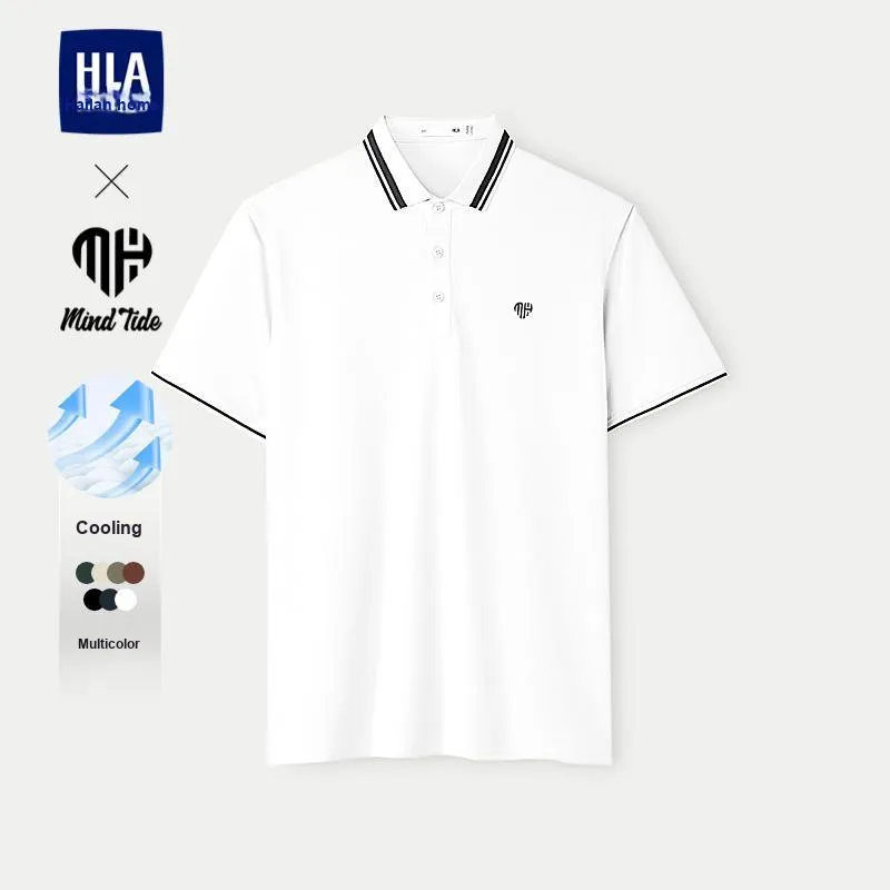 HLA The Heart Is The Series Polo Shirt Men's-32