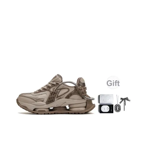 OGR R Line Shuttle Rifter Rift Runner Low Top Подошва Кроссовки Унисекс Мокко