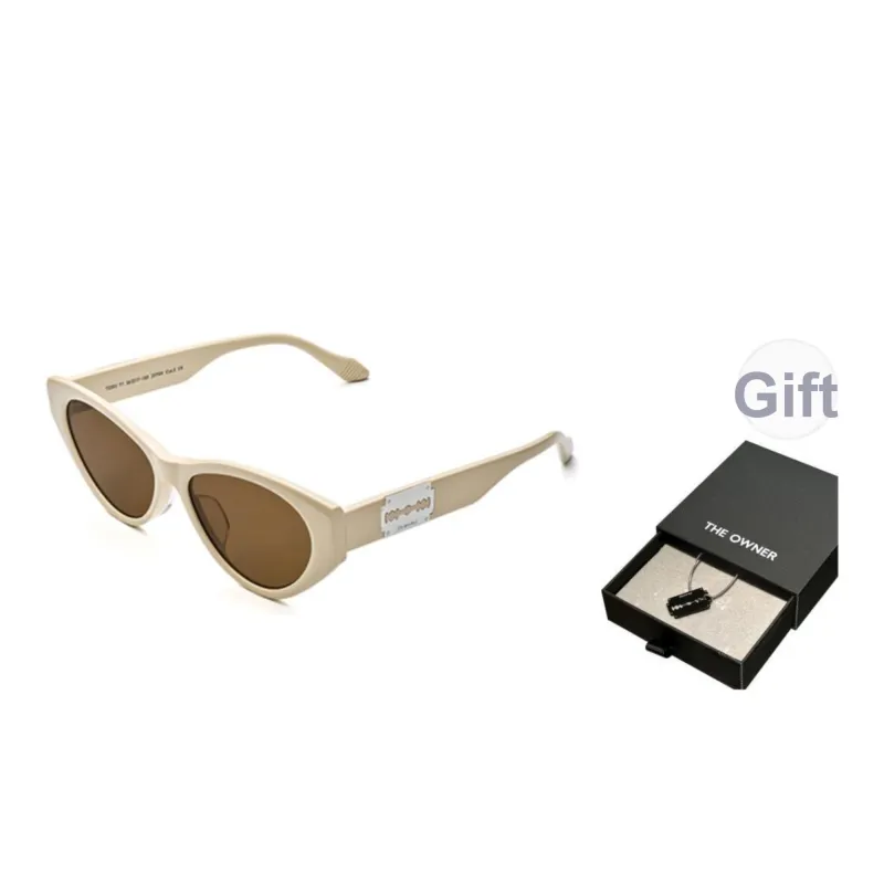 THE OWNER Plate Frame Cat Eye Sunglasses Unisex-20